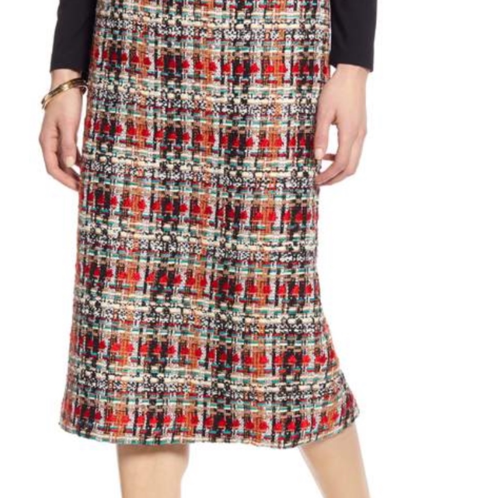 NWT Halogen Tweed Pencil Skirt